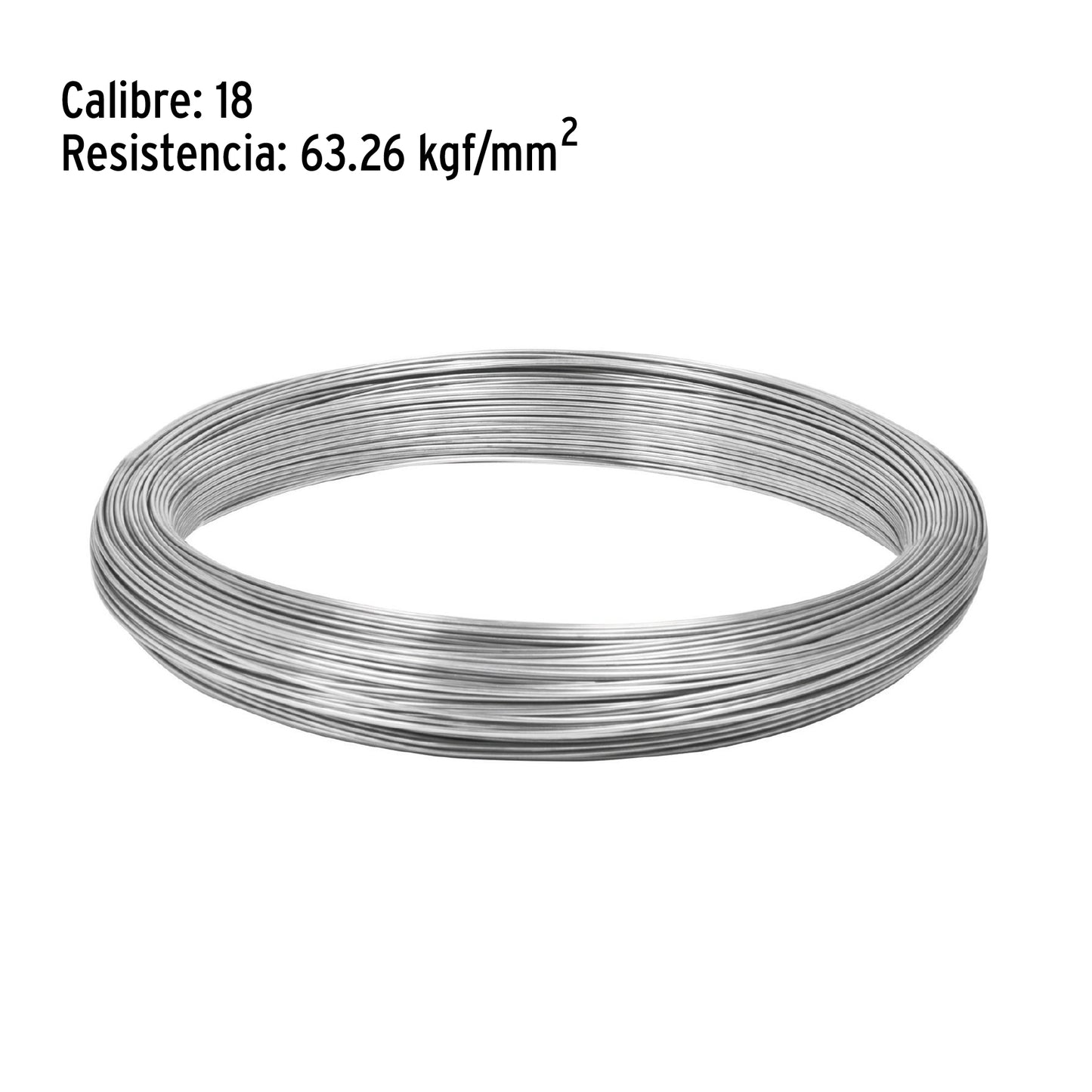 Alambre galvanizado cal 18 44468 fiero Pieza