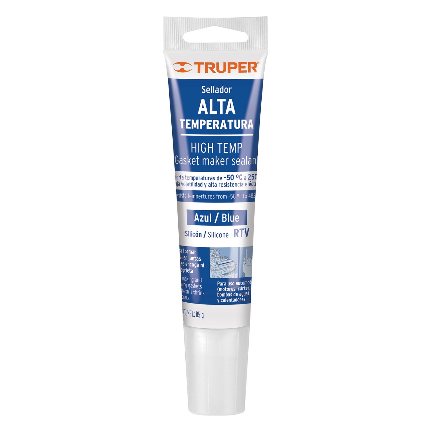 Sellador para altas temperaturas silicon azul 85 gr 17568 truper Pieza