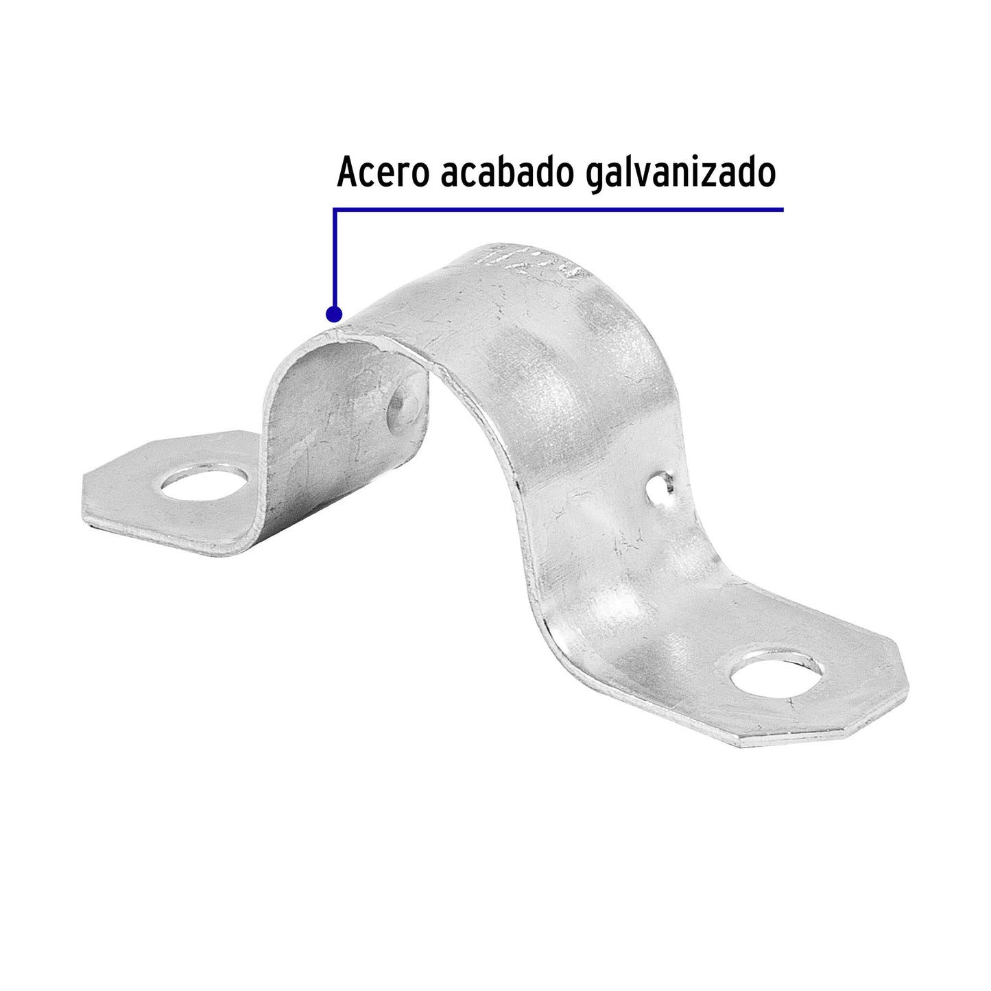 Abrazadera tubo tipo omega 1/2 Volteck 46923 Volteck Pieza