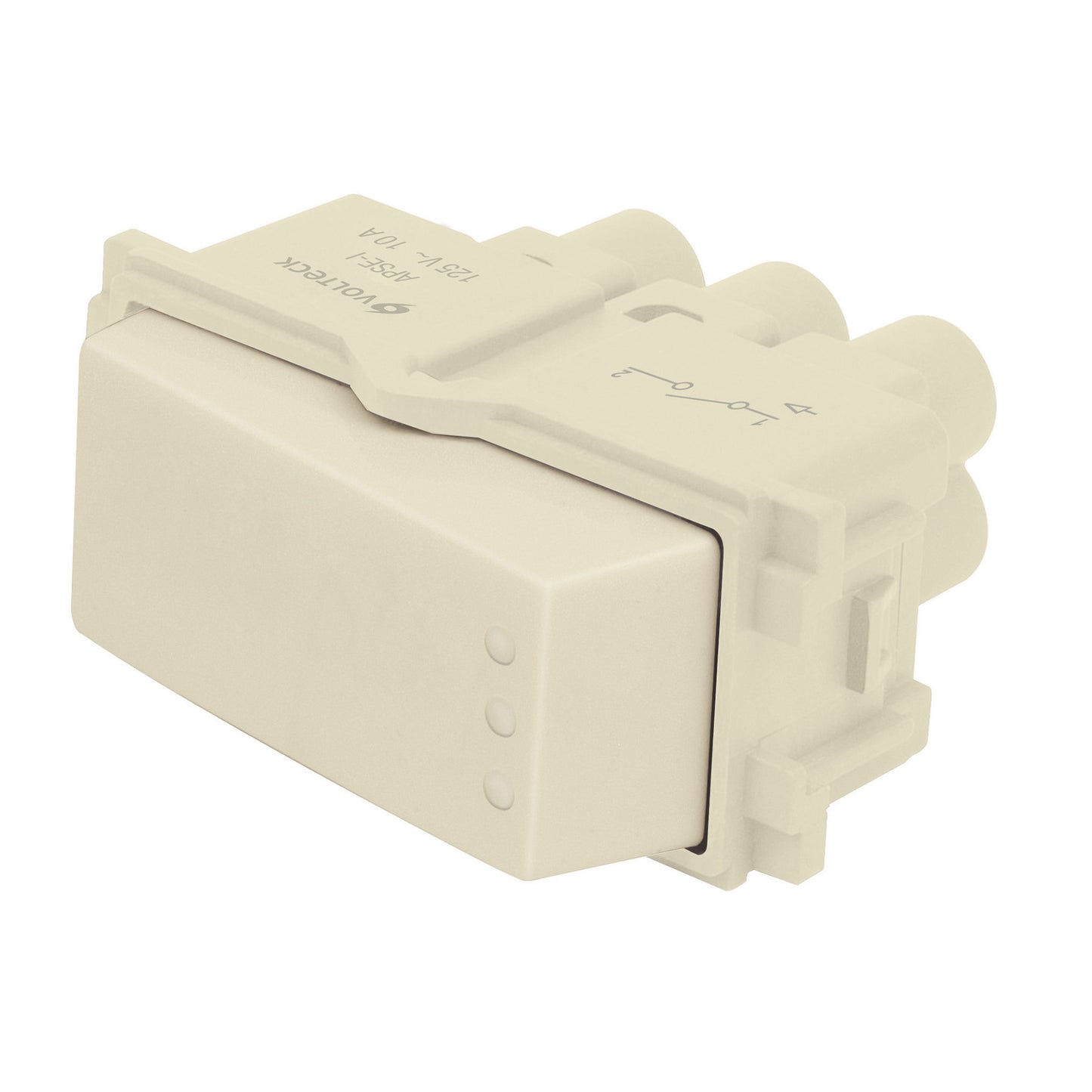 Interruptor sencillo linea italiana marfil 48084 volteck Pieza