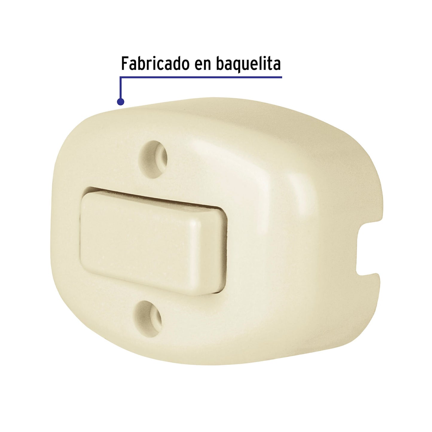 Apagador de sobreponer sencillo 46004 volteck Pieza