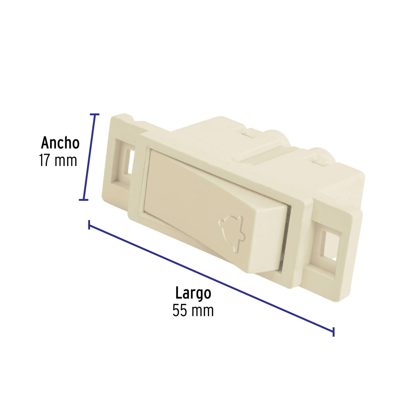 Boton timbre 46438 volteck Pieza