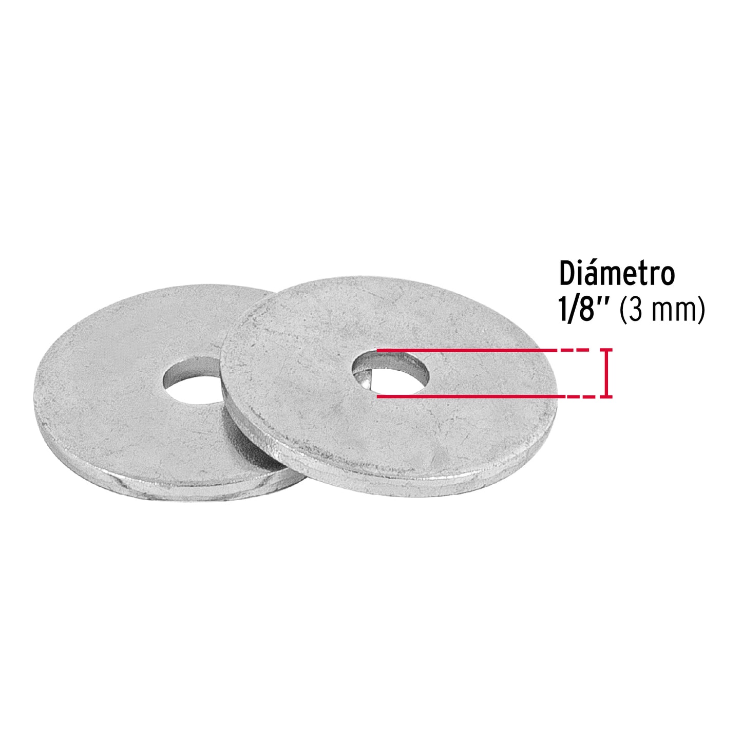 Arandela plana de 1/8 44540 Fiero Pieza