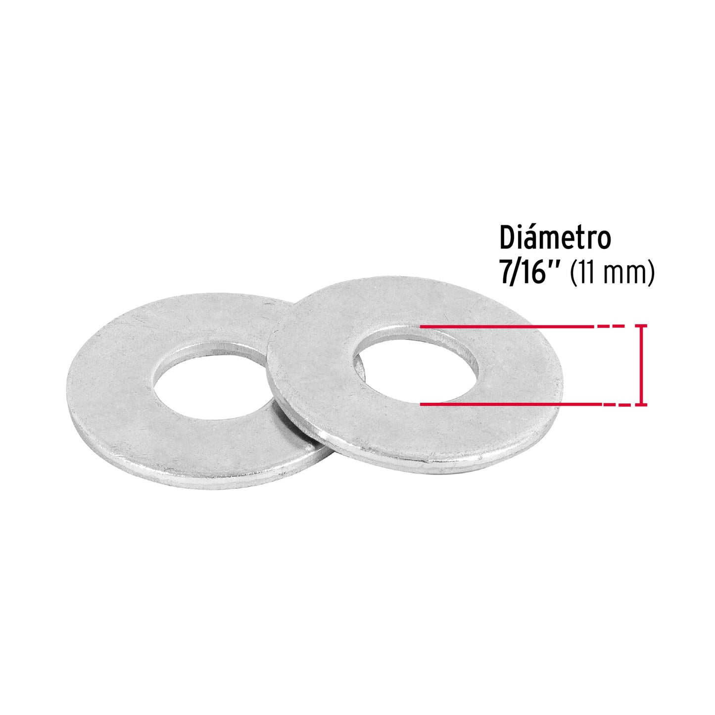 Arandela plana de 7/16 44546 Fiero Pieza