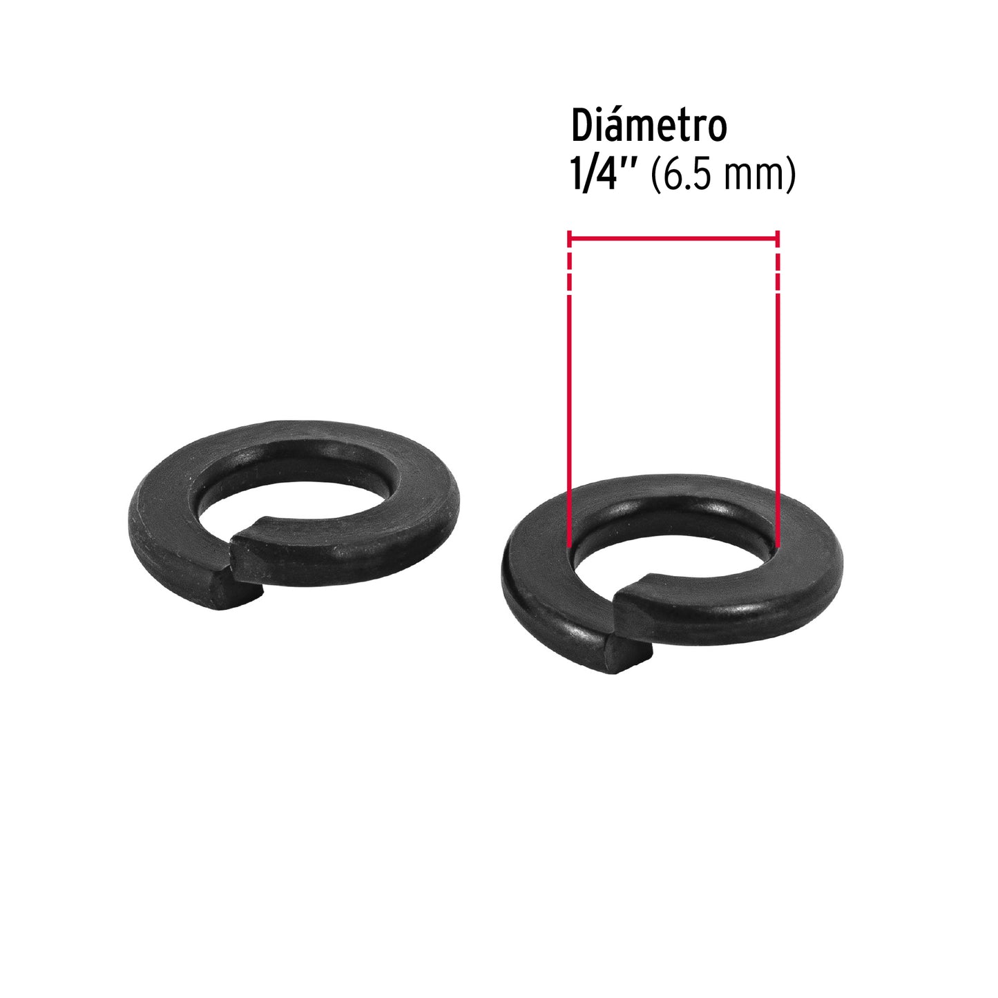 Arandela de presion de 1/4 pavonada 44686 Fiero Pieza