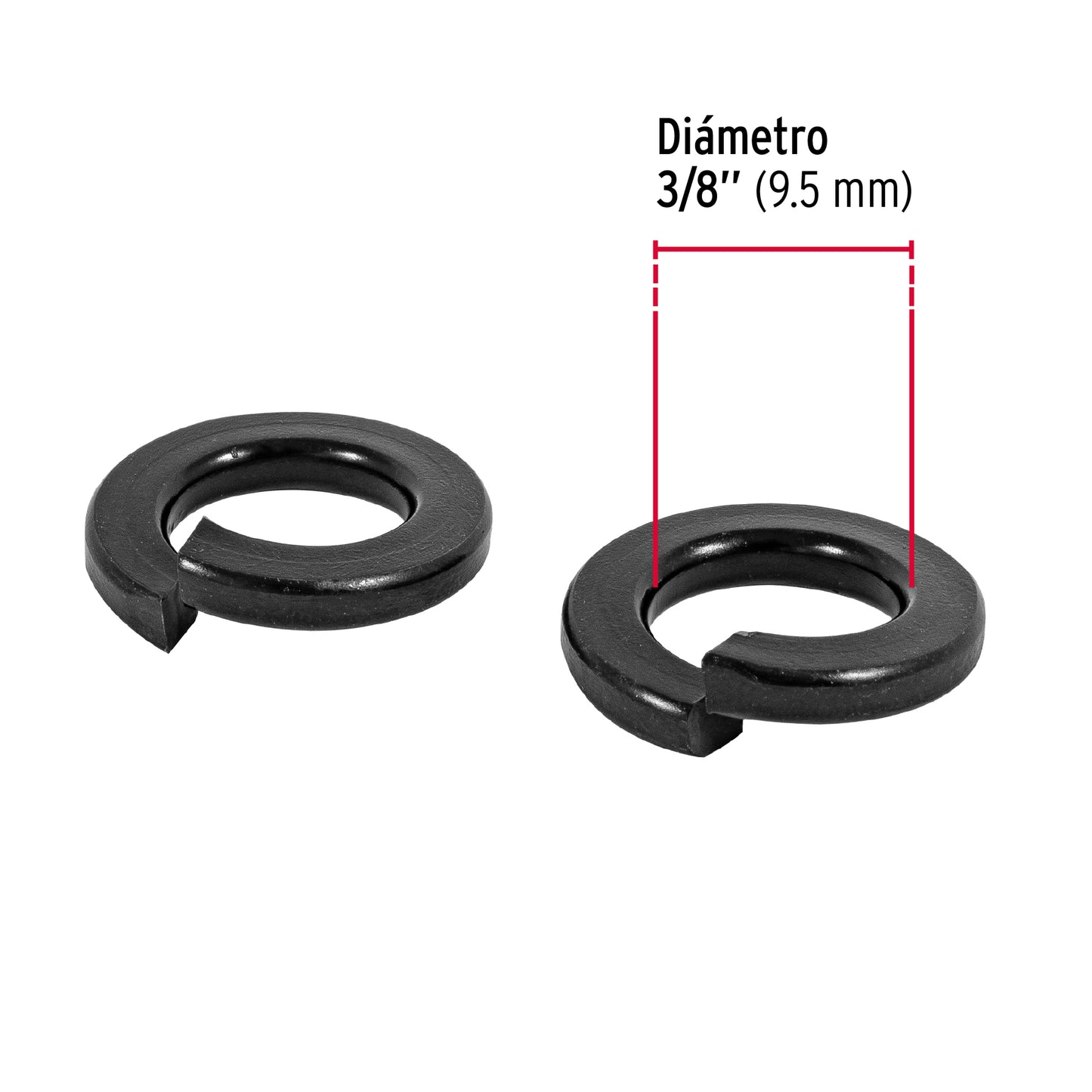 Arandela de presion de 3/8 pavonada 44688 Fiero Pieza