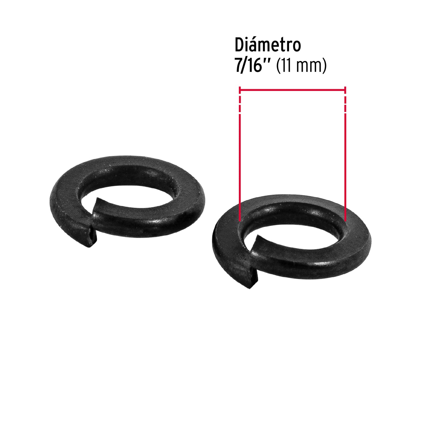 Arandela de presion de 7/16 pavonada 44689 Fiero Pieza