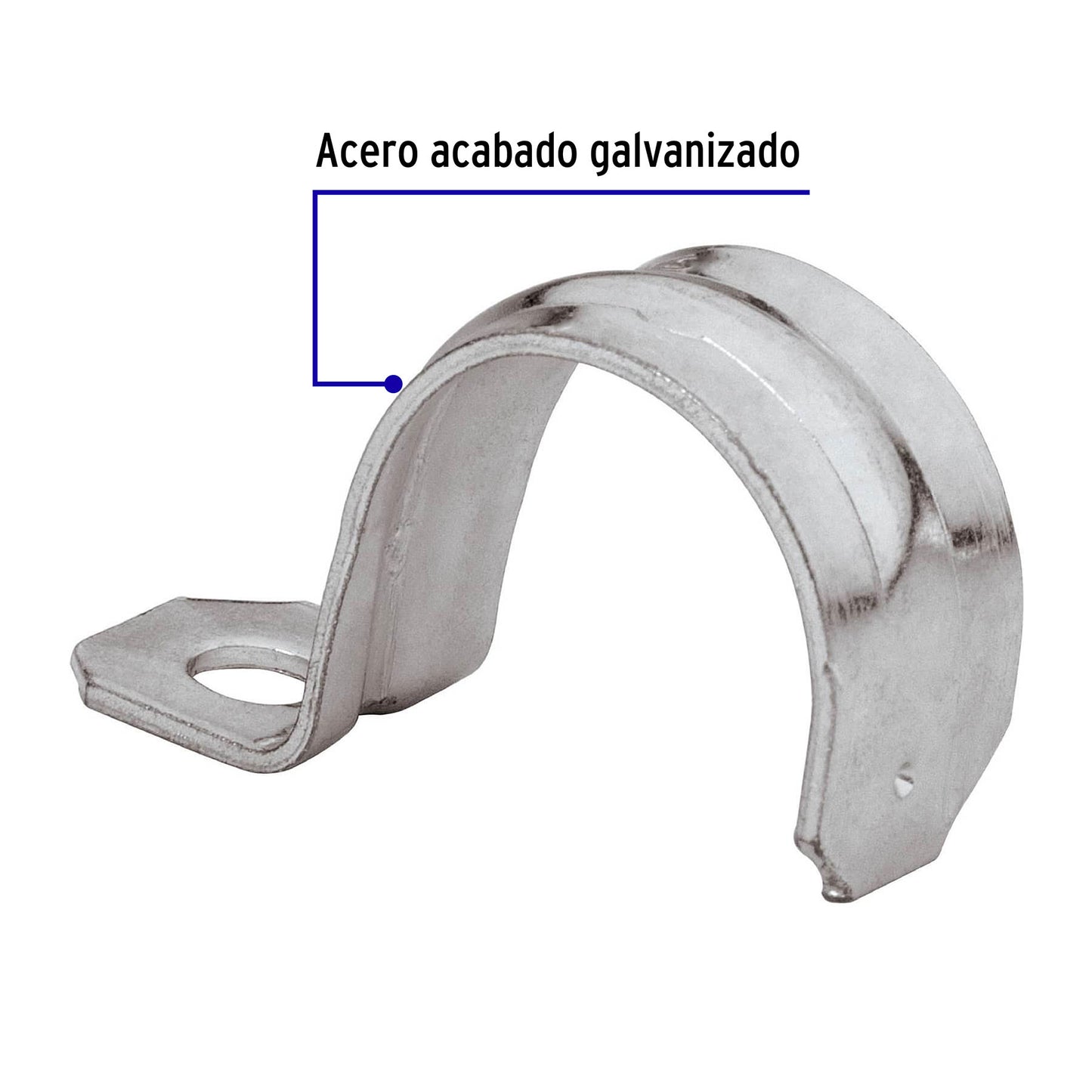 Abrazadera de tubo tipo una 1 Volteck 46922 Volteck Pieza