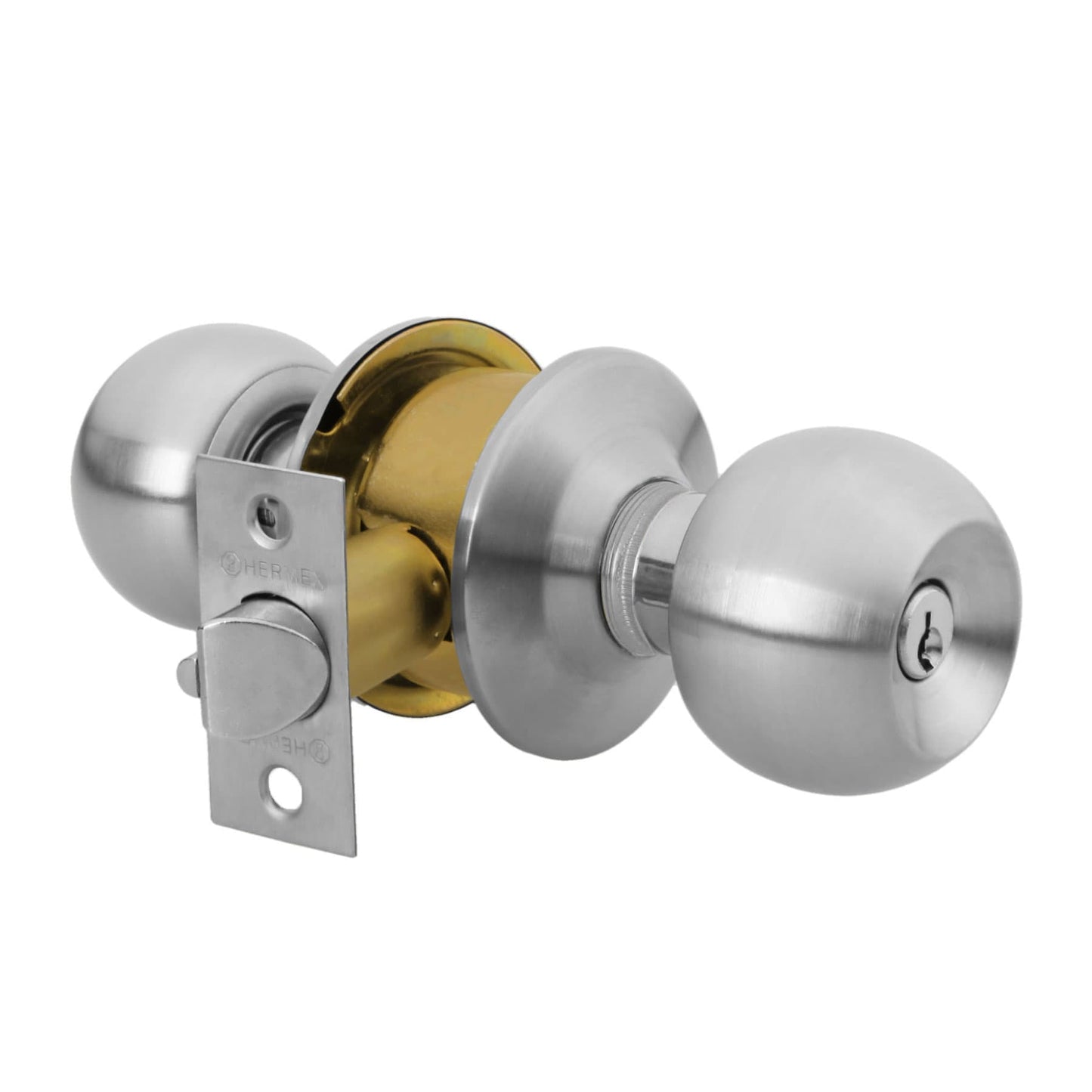 Cerradura pomo cm recamara cilindrica 23565 hermex basic Pieza
