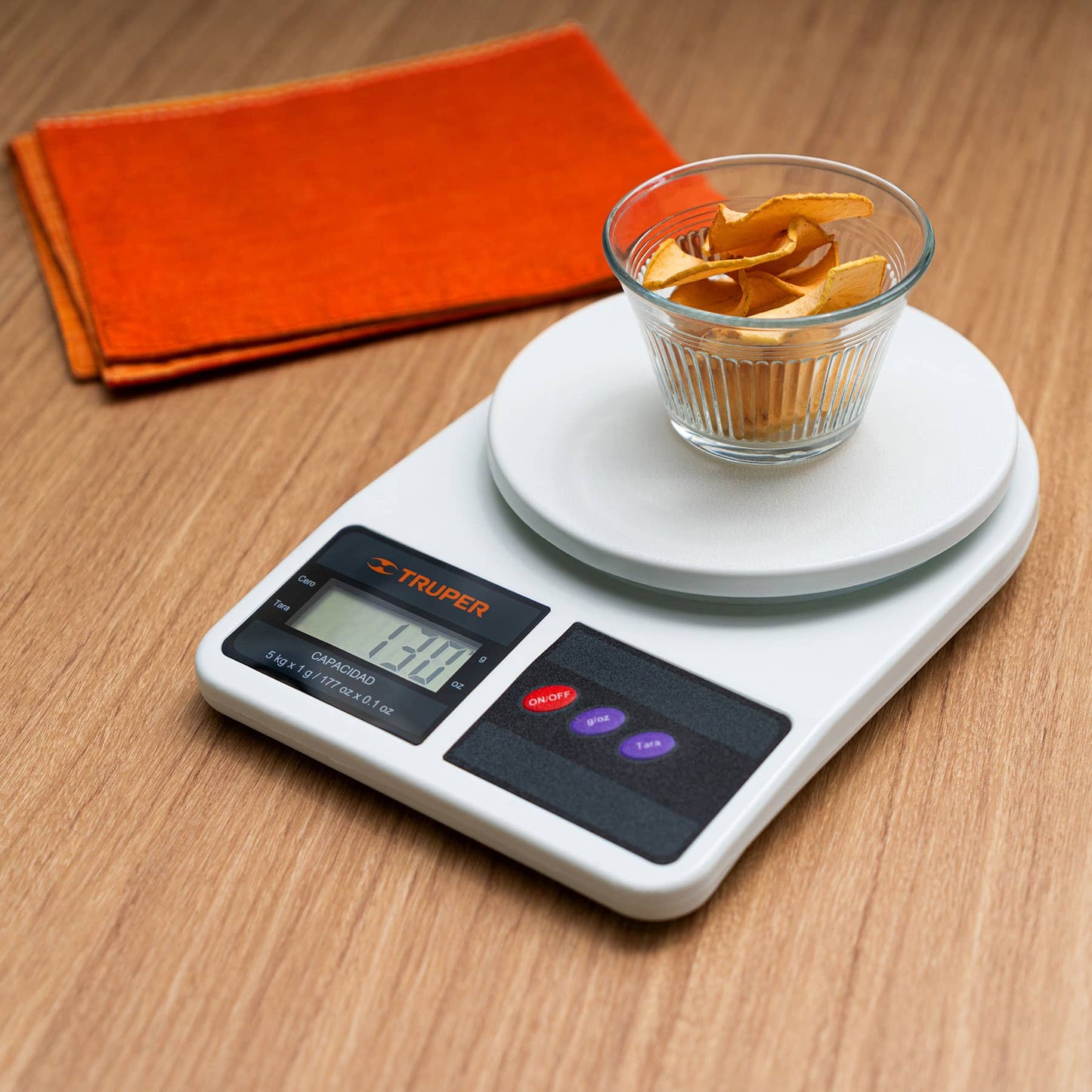 Bascula digital para cocina capacidad 5 kg 15161 Truper Pieza