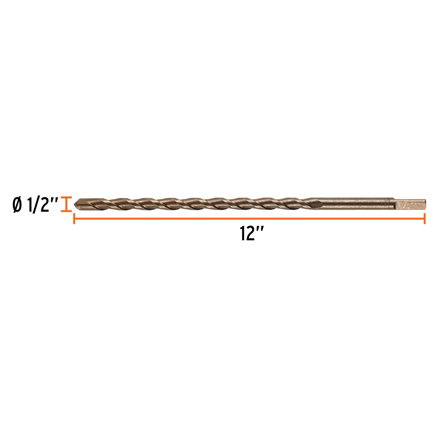 Broca para concreto 1/2 x 12p11233 truper Pieza