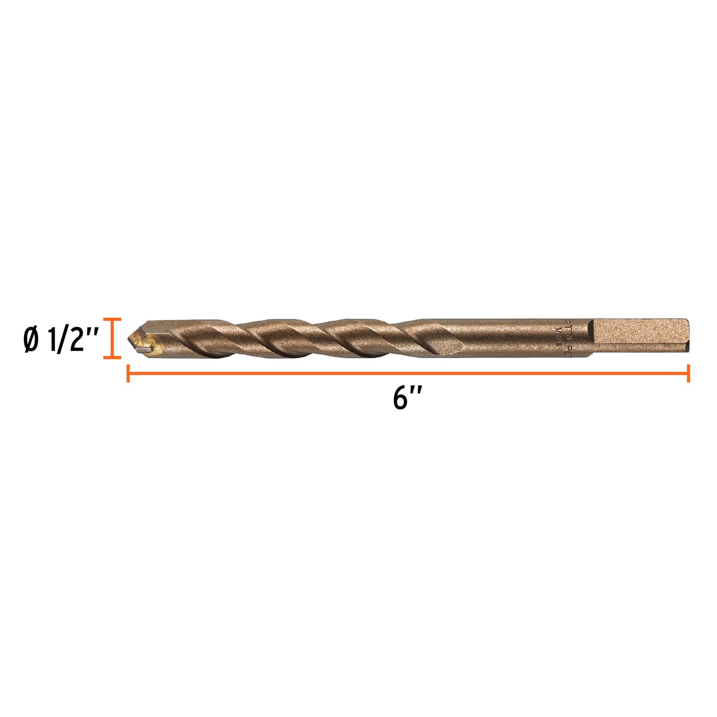 Broca para concreto 1/2 x 6p truper11230 Pieza