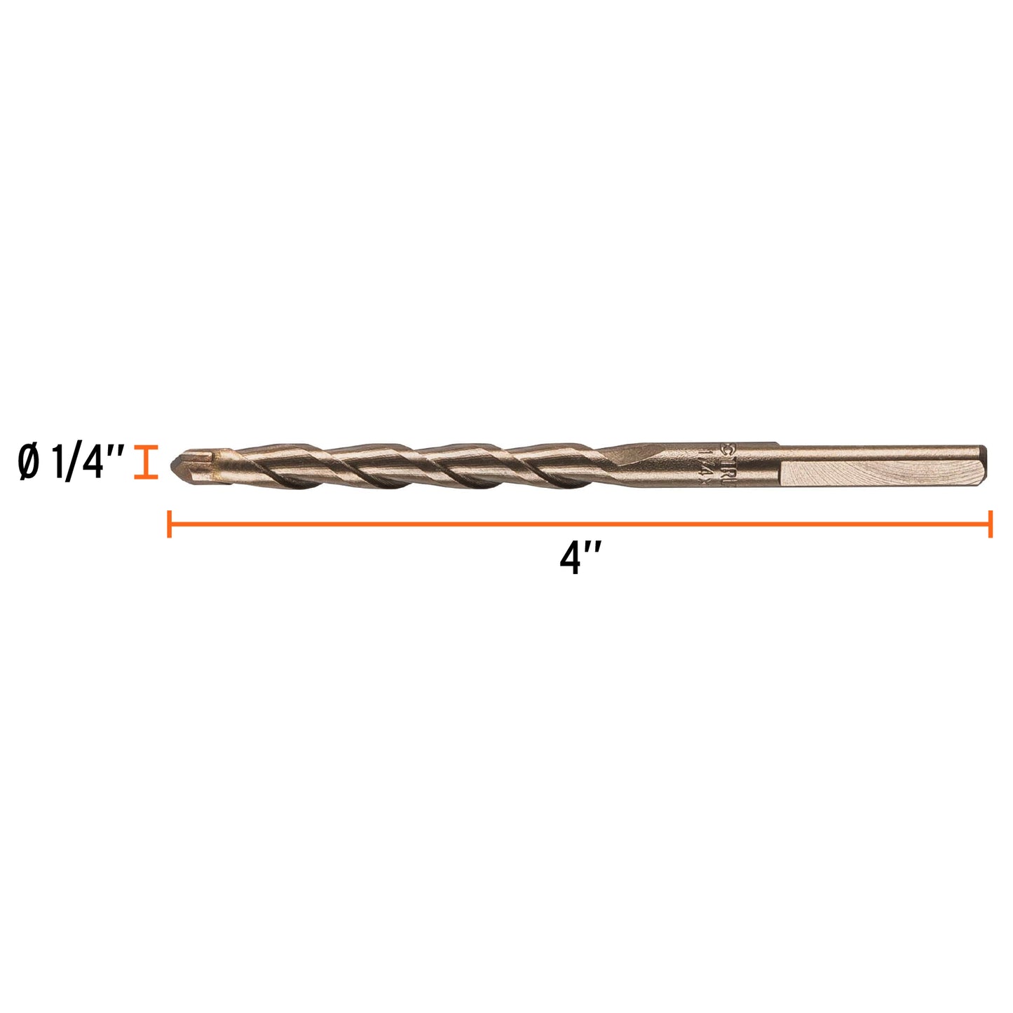 Broca para concreto 1/4 x 4p 11203 truper Pieza