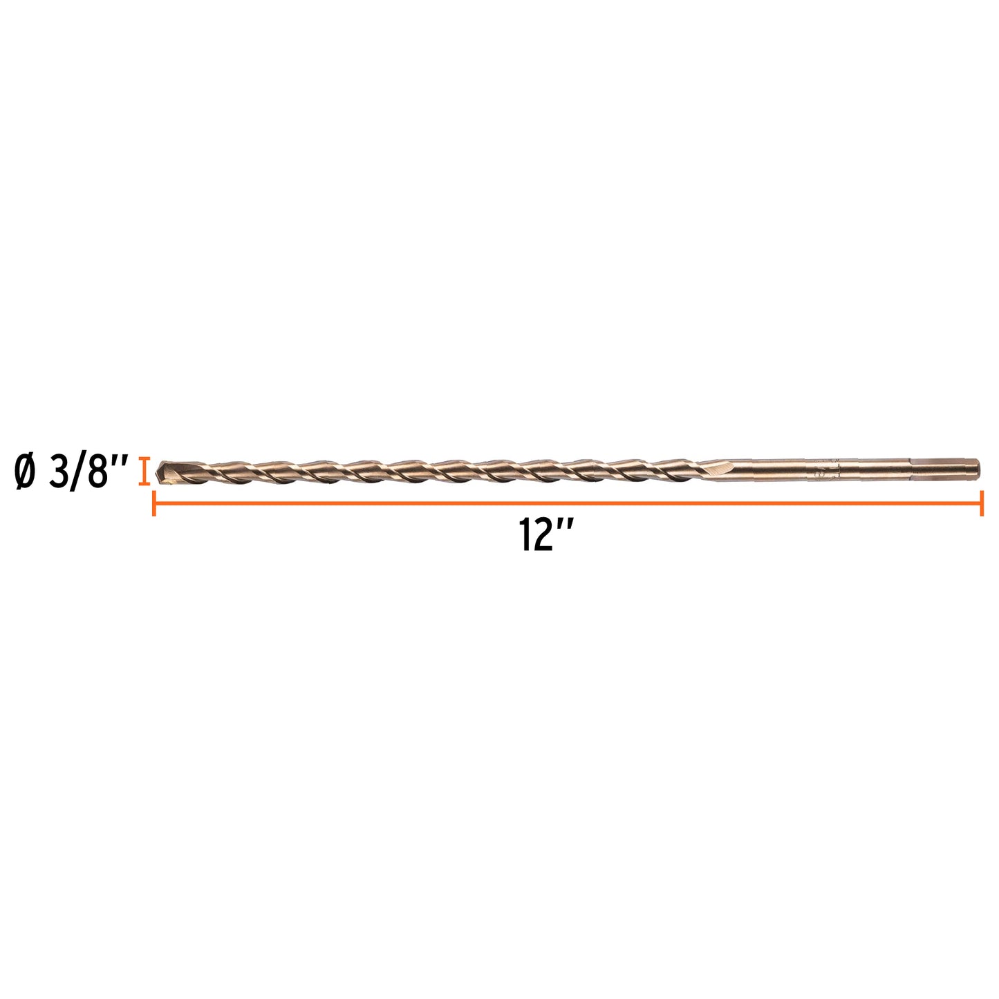 Broca para concreto 3/8 x 12p 11227 truper Pieza