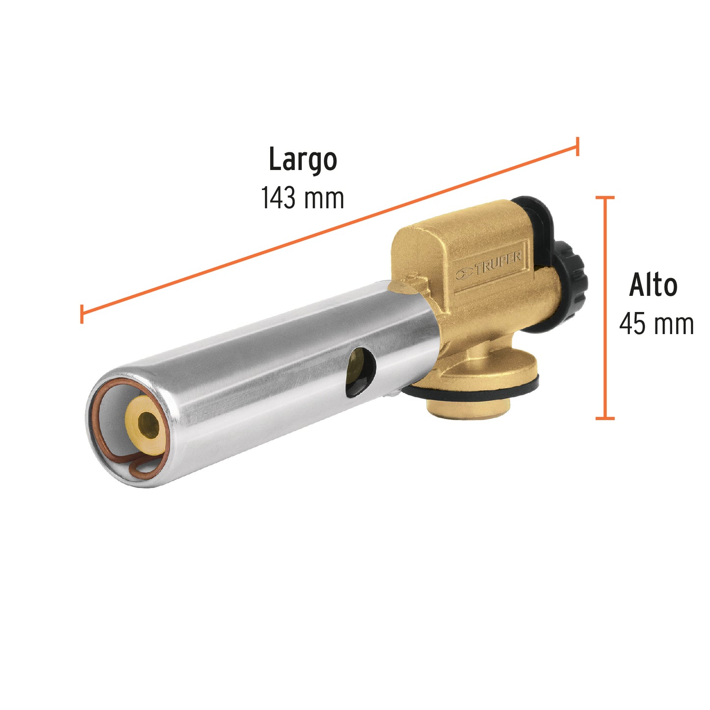 Boquilla con encendido electronico para lata roscada 11924 truper