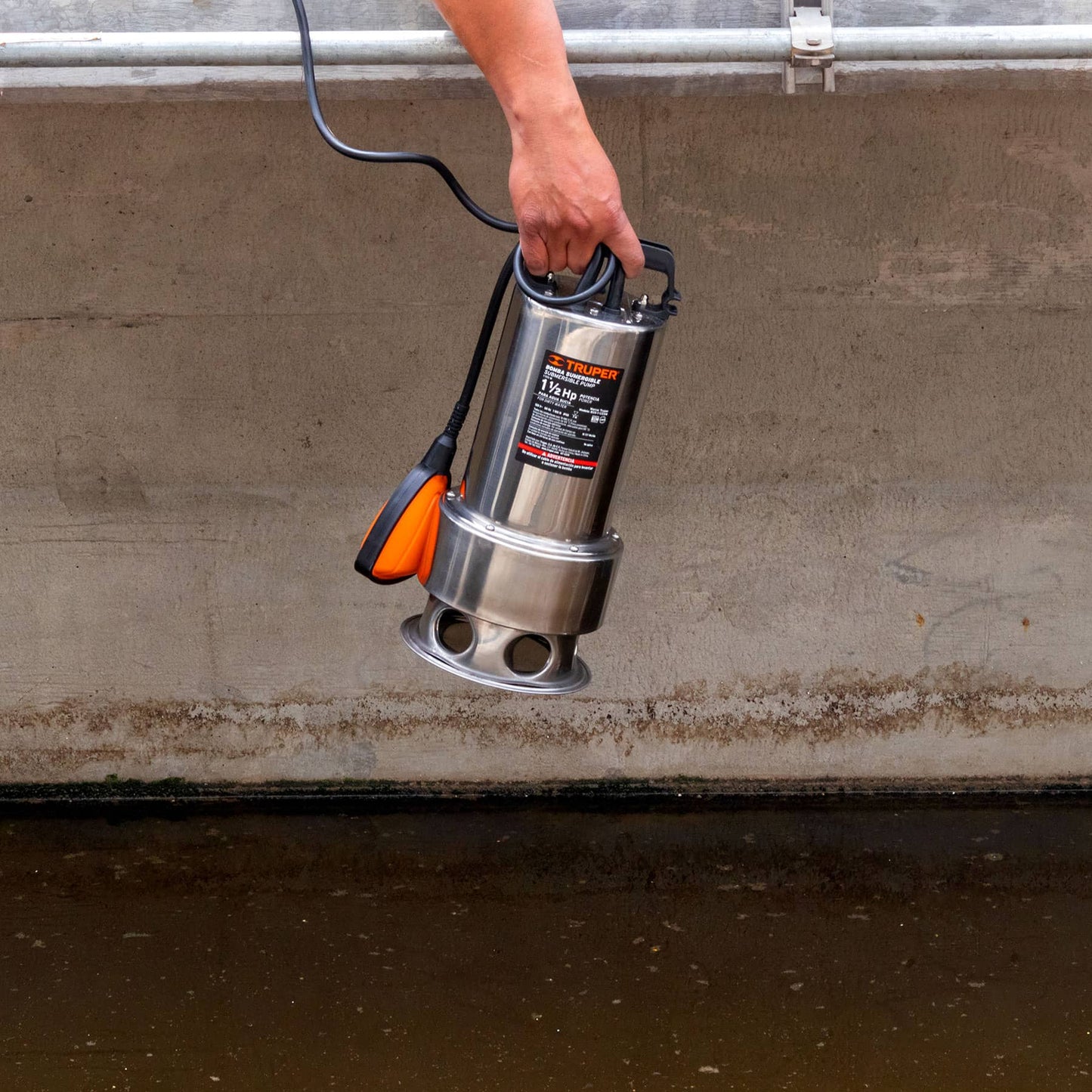 Bomba sumergible para agua sucia cuerpo acero inox 12608 truper Pieza