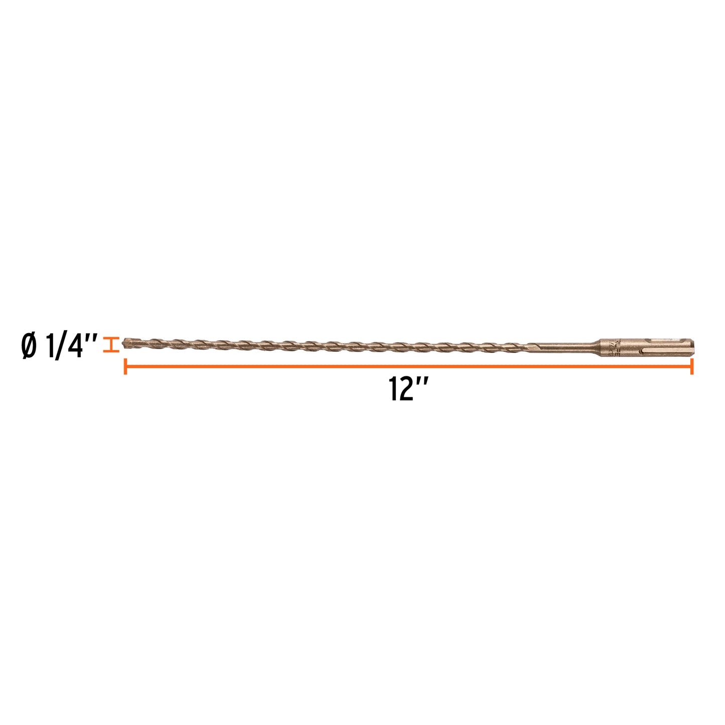Broca sds Plus 1/4 x 12 101144 Truper Pieza