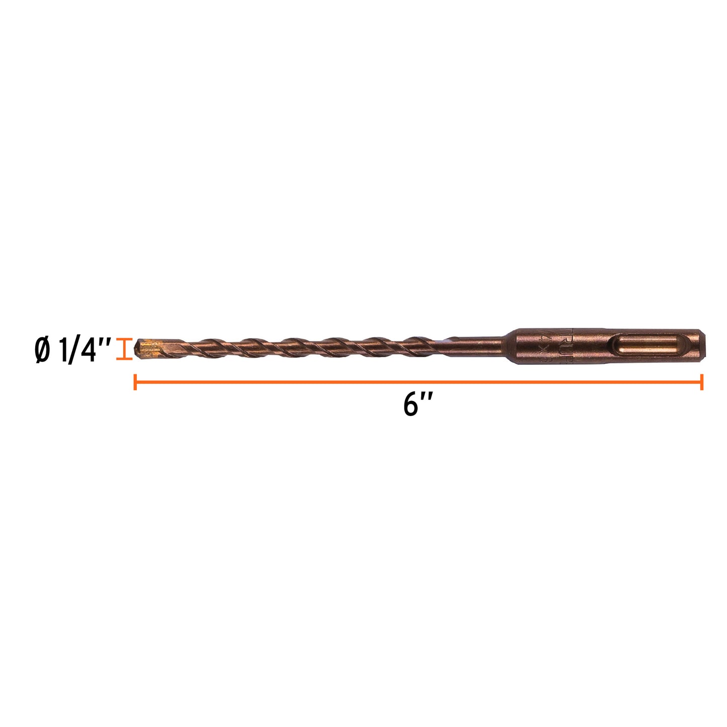 Broca sds plus 1/4 x 6p 11264 truper Pieza