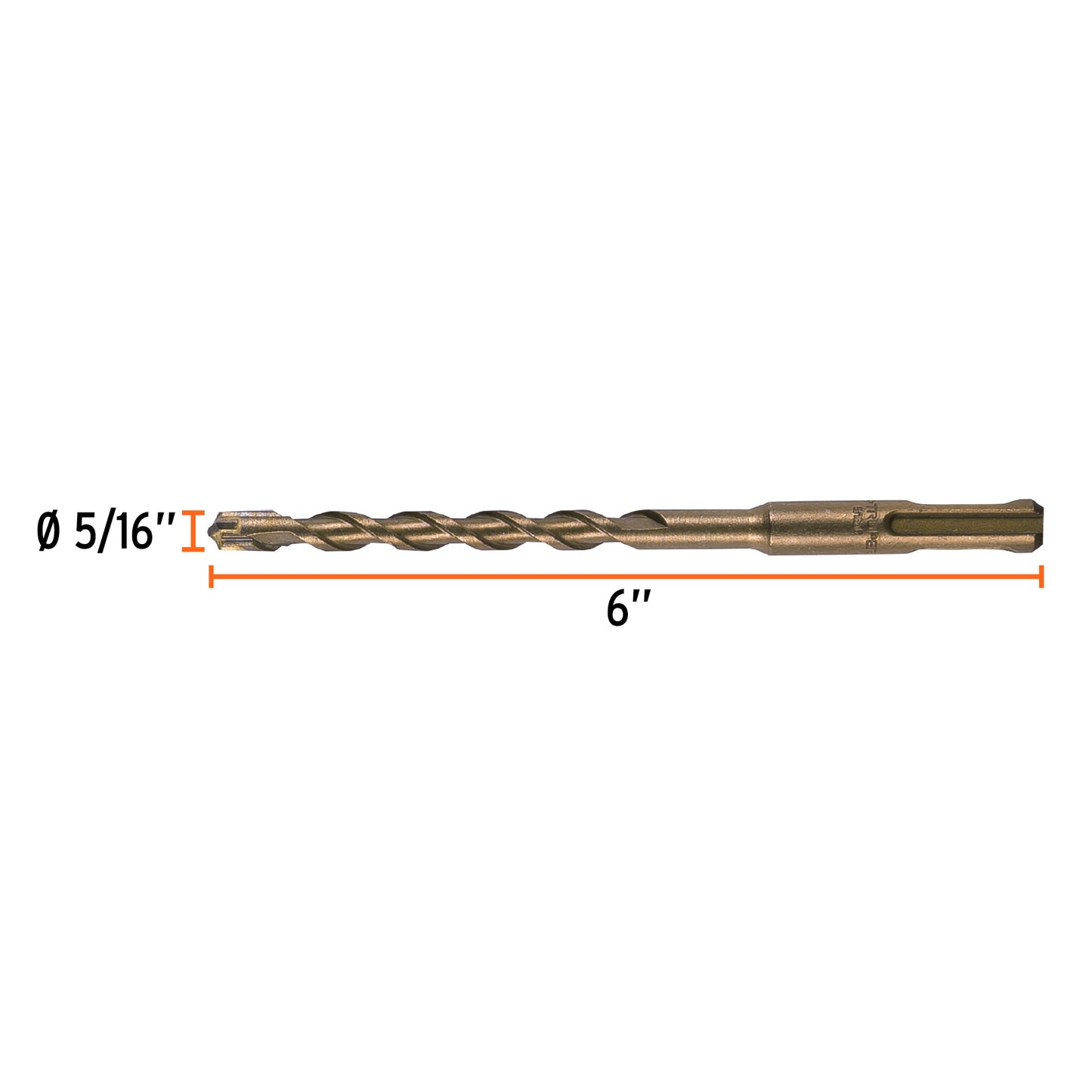 Broca sds plus 5/16 x 6p 11269 truper Pieza