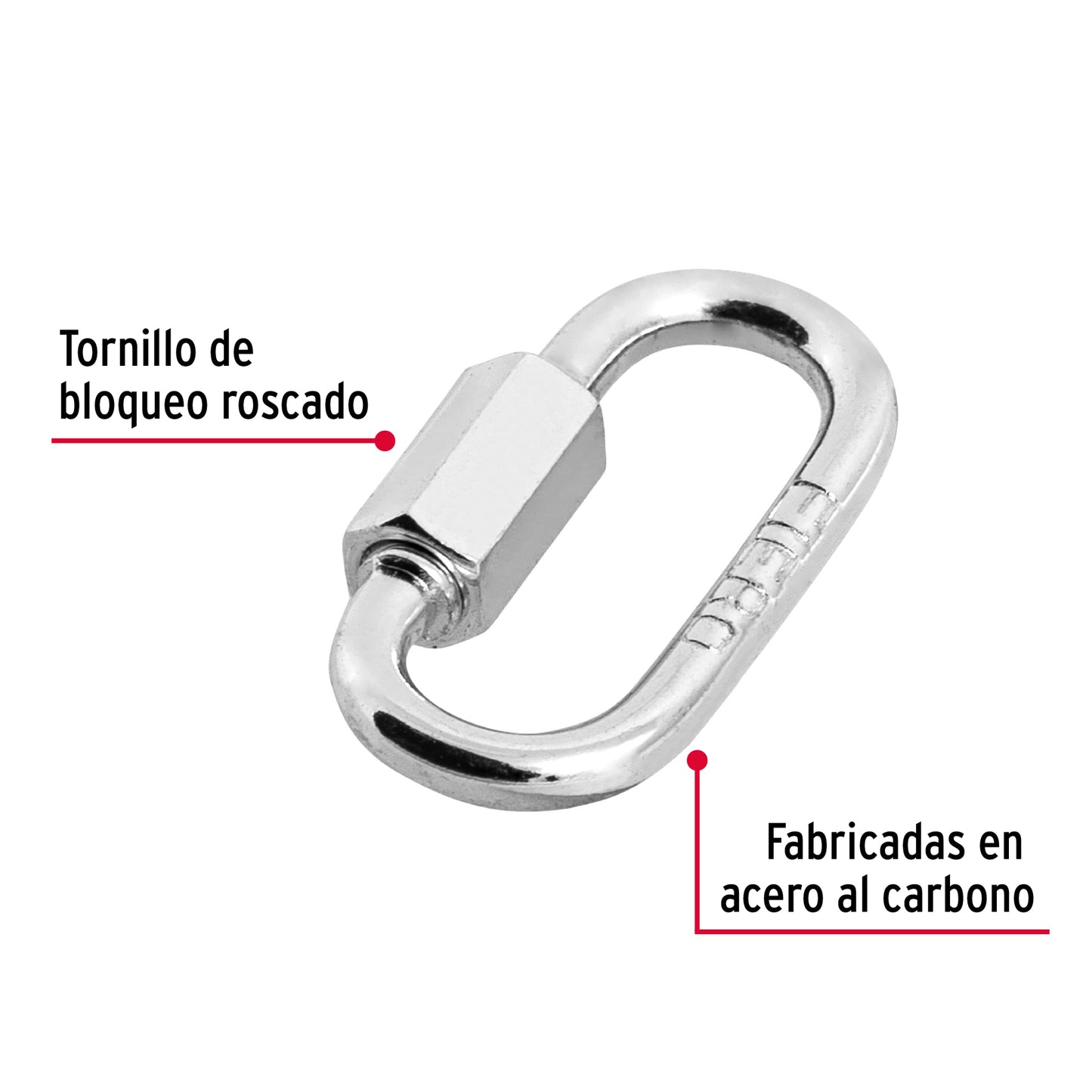 Eslabon rapido con seguro 1/8 44020 fiero Pieza