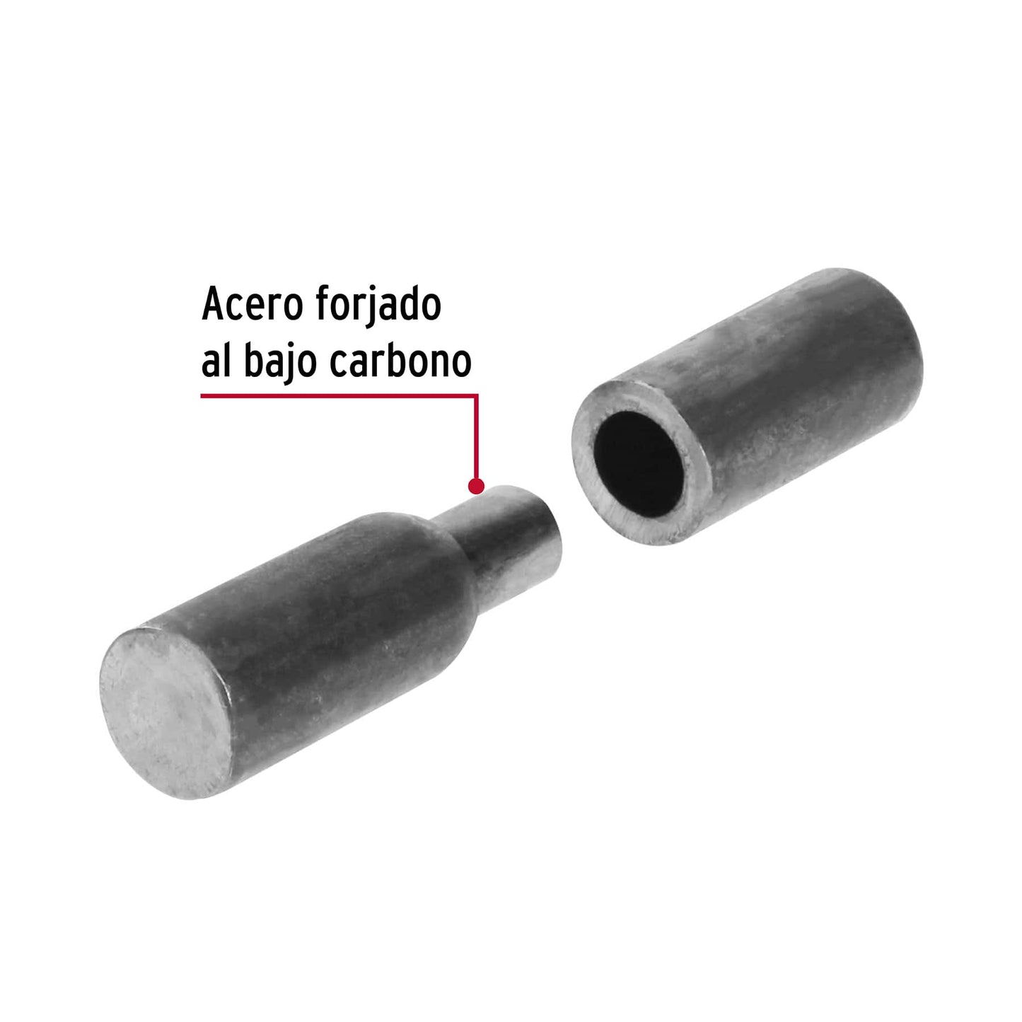 Bisagra tubular soldable 1/2 44636 Hermex Pieza