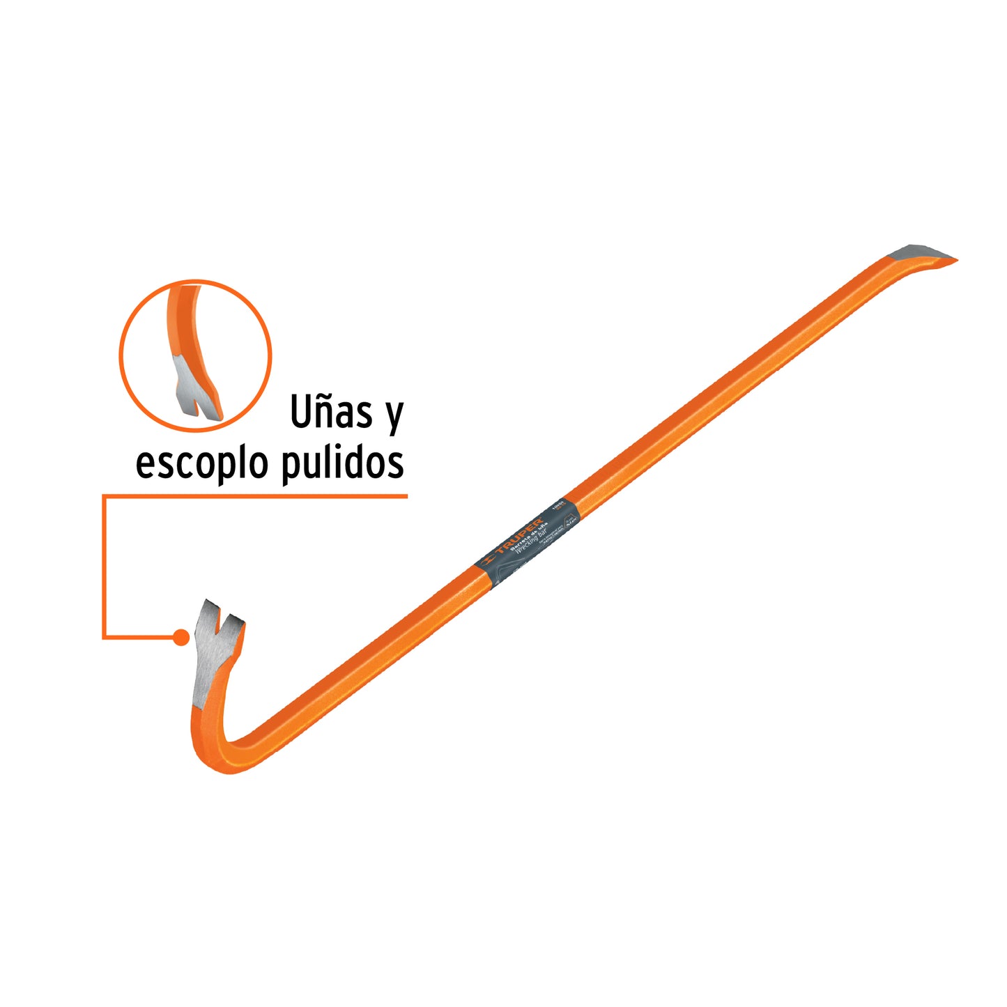 Barreta uña de 3/4p x 75 cm 10859 truper Pieza