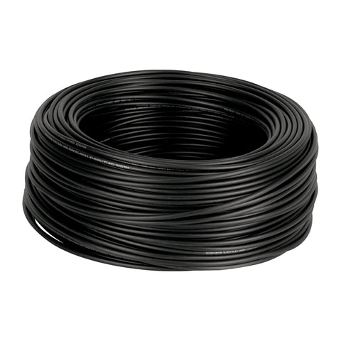 Cable THHW LS 12 AWG color negro rollo 100 m 46052 Volteck Metro