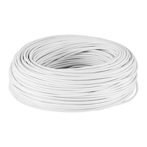 Cable THHW LS 14 AWG color blanco rollo 100 m 46057 Volteck Metro