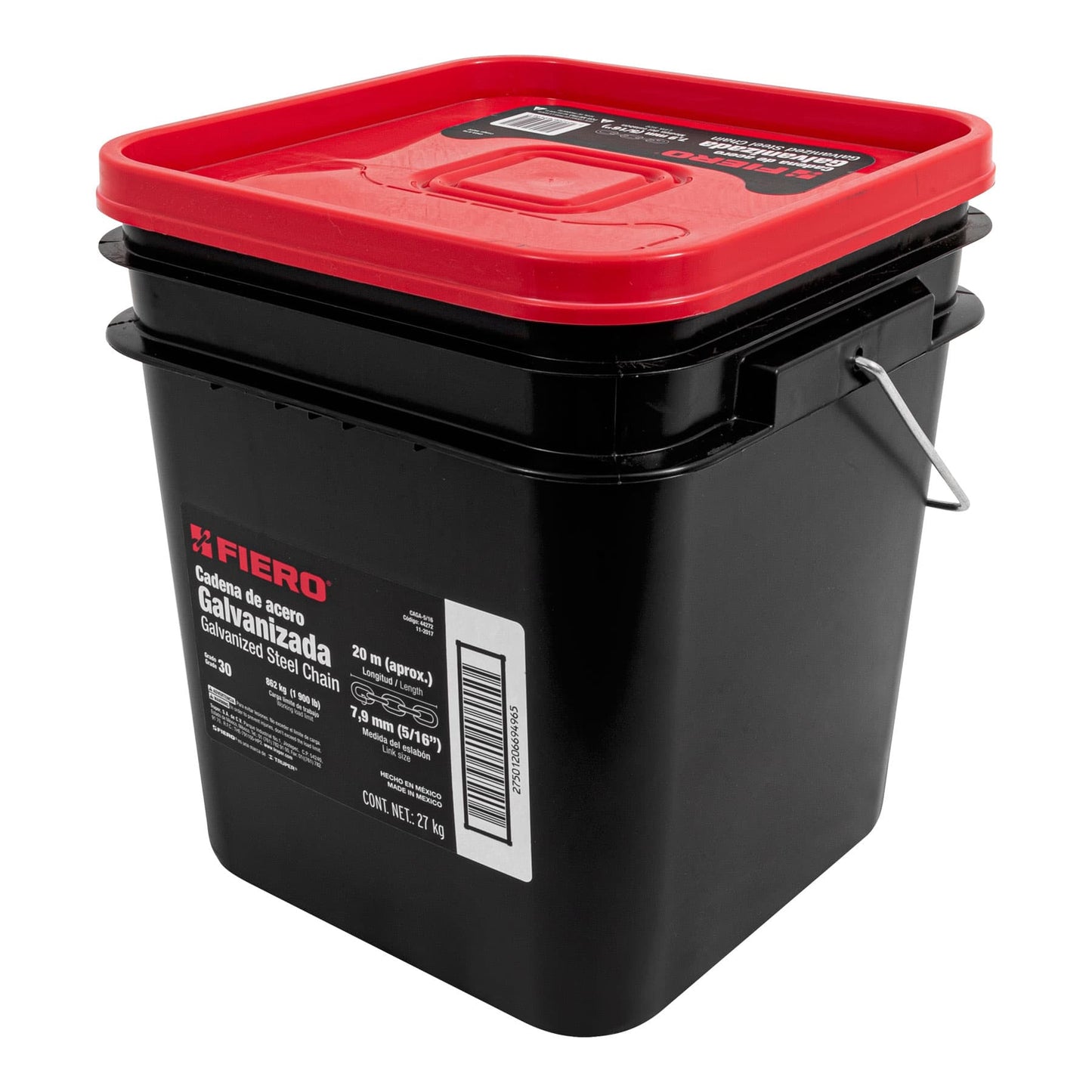 Cadena galvanizada de 5/16 44272 Fiero Metro