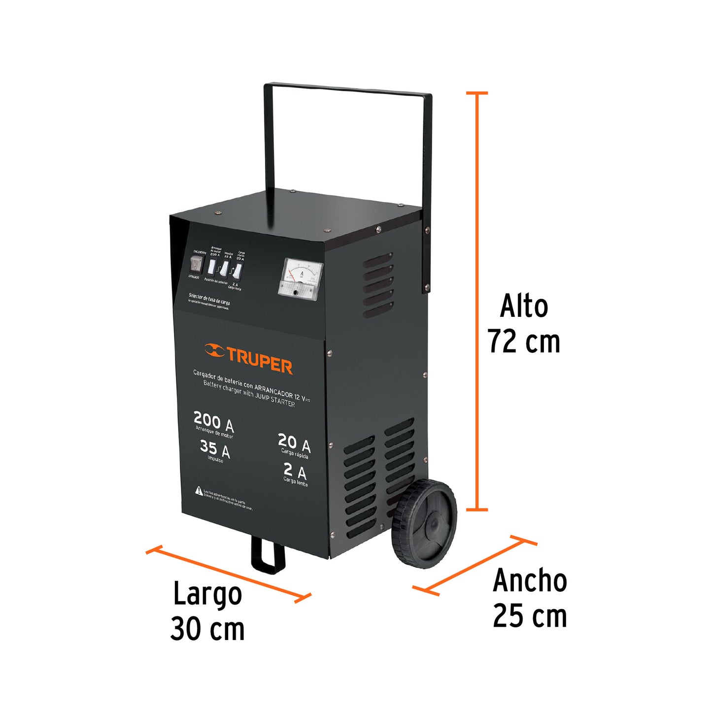 Cargador de baterias 200 a 12 volts Pieza