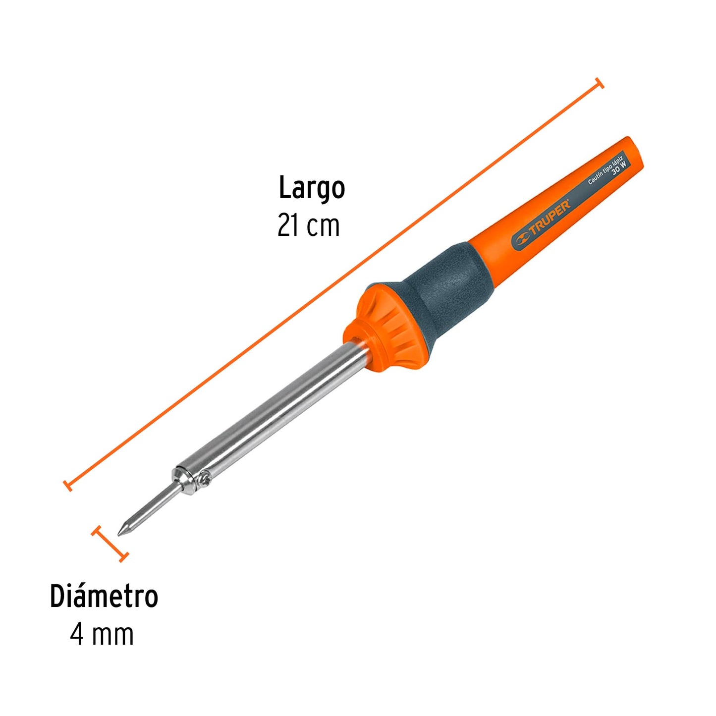 Cautin tipo lapiz 30 watts 17545 truper Pieza