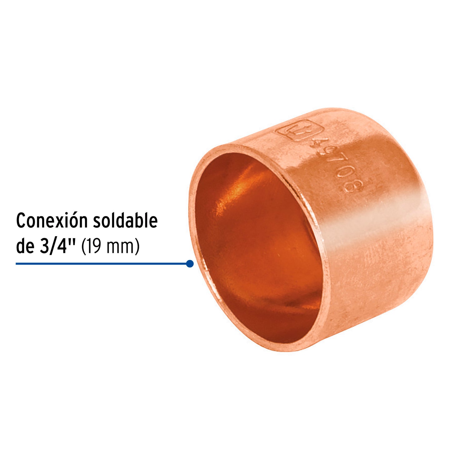 Tapon de cobre 3/4p 49708 foset Pieza