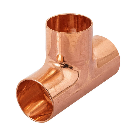Tee de cobre sencilla 1/2p 49735 Pieza