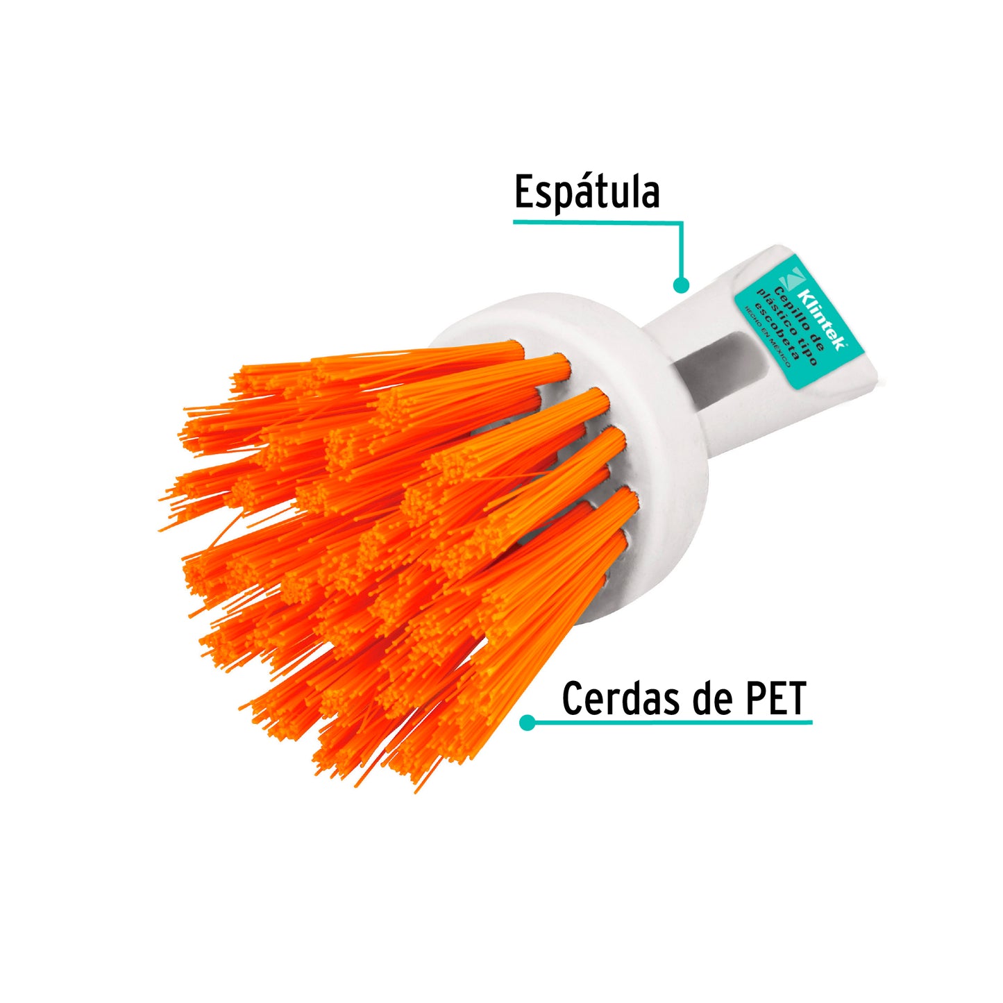 Cepillo plastico tipo escobeta klintek 57010 Pieza