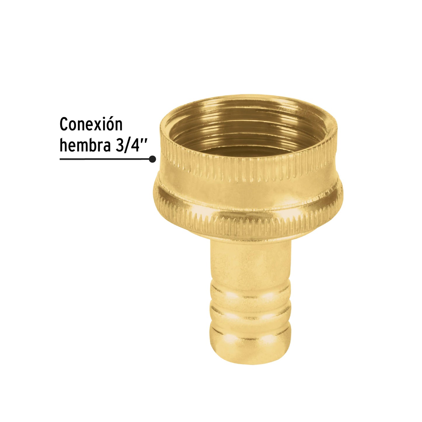 Conector sencillo 1/2 hembra Pretul 26030 Pretul Pieza