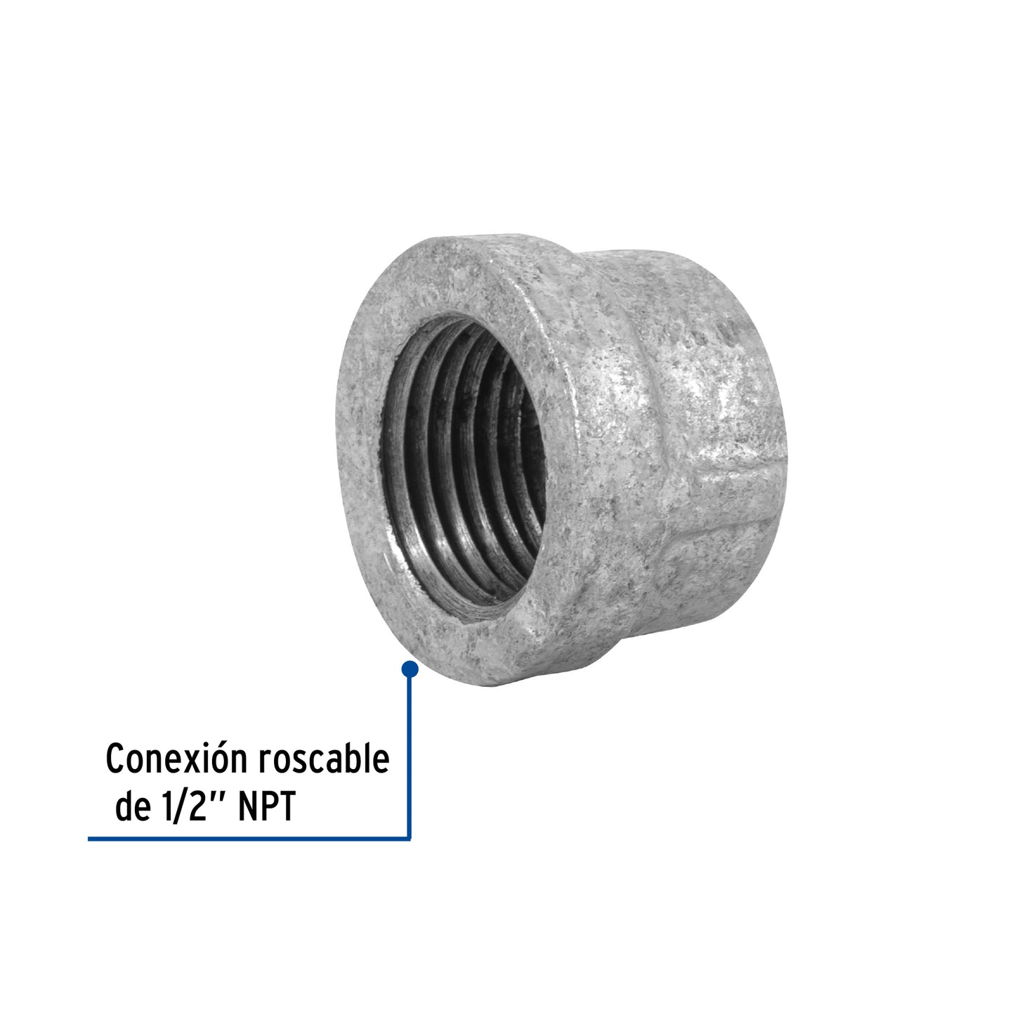 Tapon hembra galvanizado 1/2 47491 foset Pieza