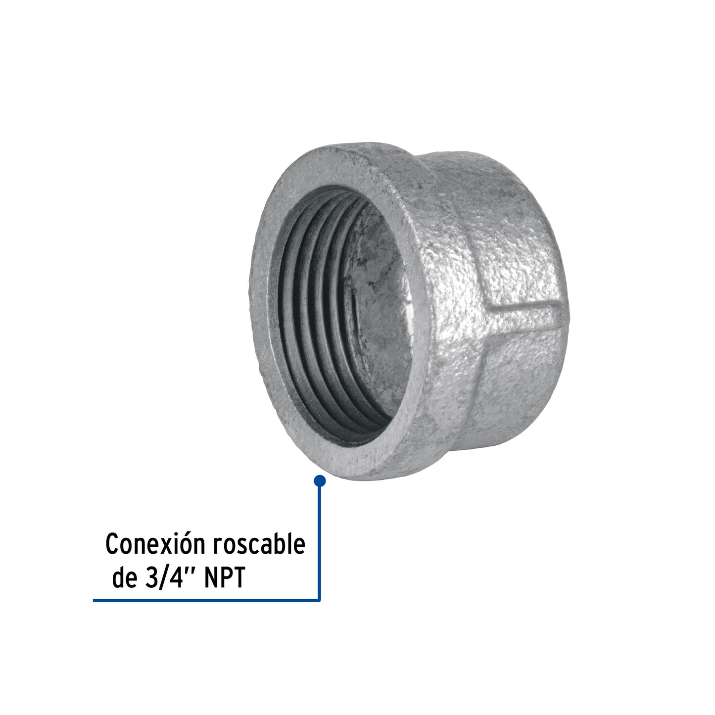 Tapon hembra galvanizado 3/4 47492 Foset Pieza