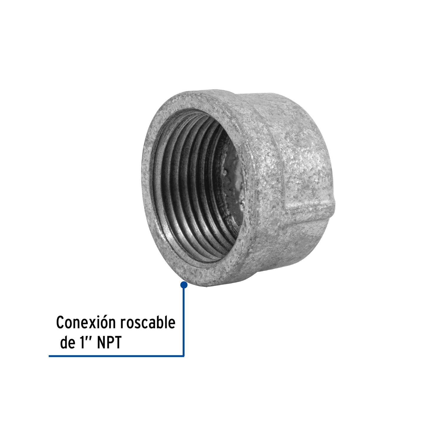 Tapon hembra galvanizado 1 47493 Foset Pieza