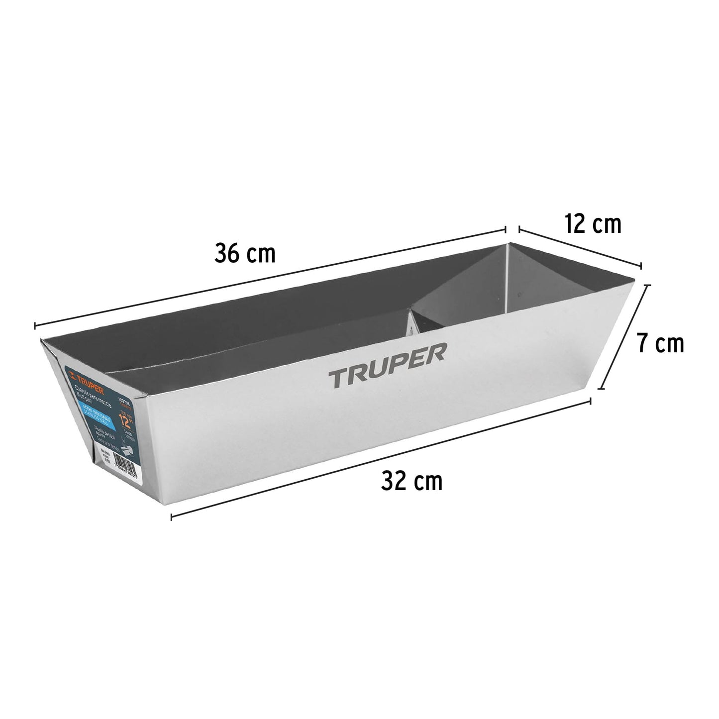 Recipiente de acero inoxidable para mezcla 12 100798 Truper Pieza