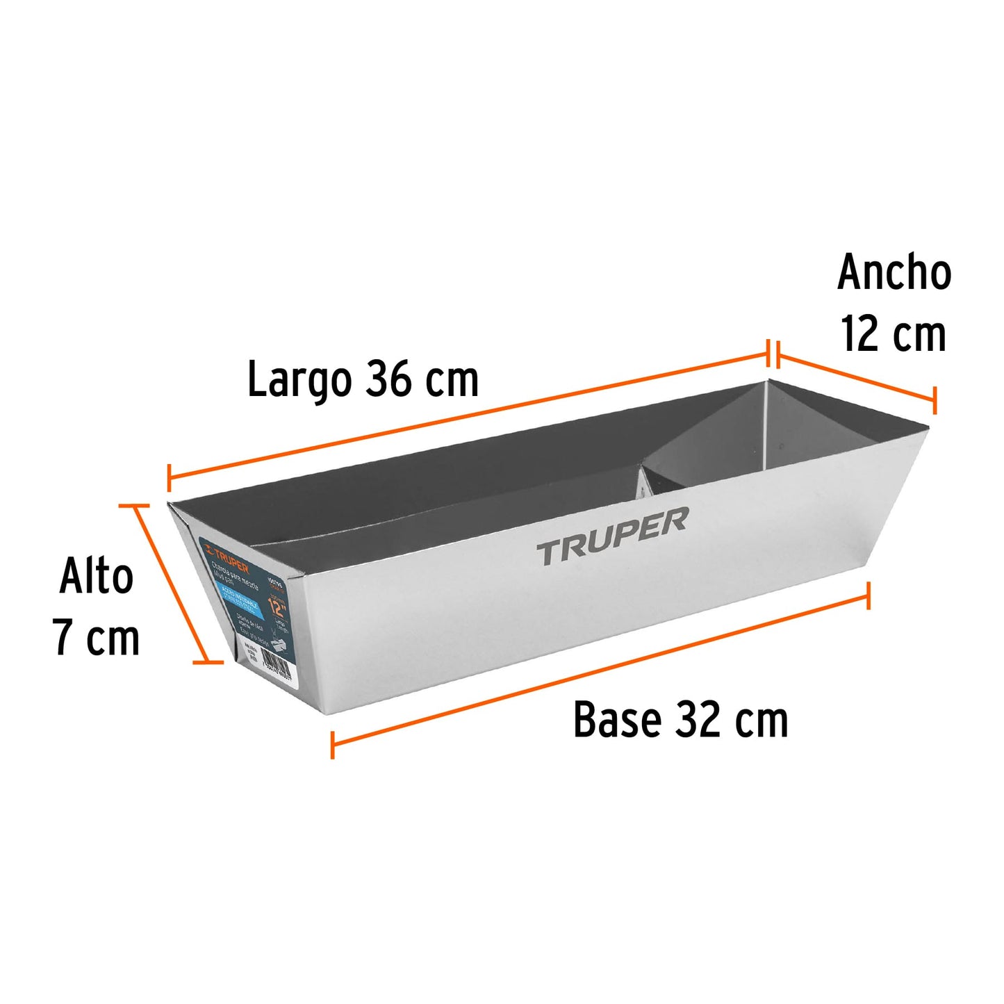 Recipiente de acero inoxidable para mezcla 12 100798 Truper Pieza