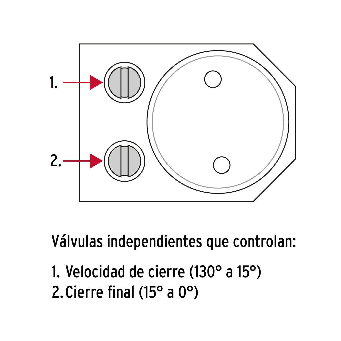 CIERRAPUERTAS HIDRAULICO COLOR ALUMINIO 43606 HERMEX Pieza