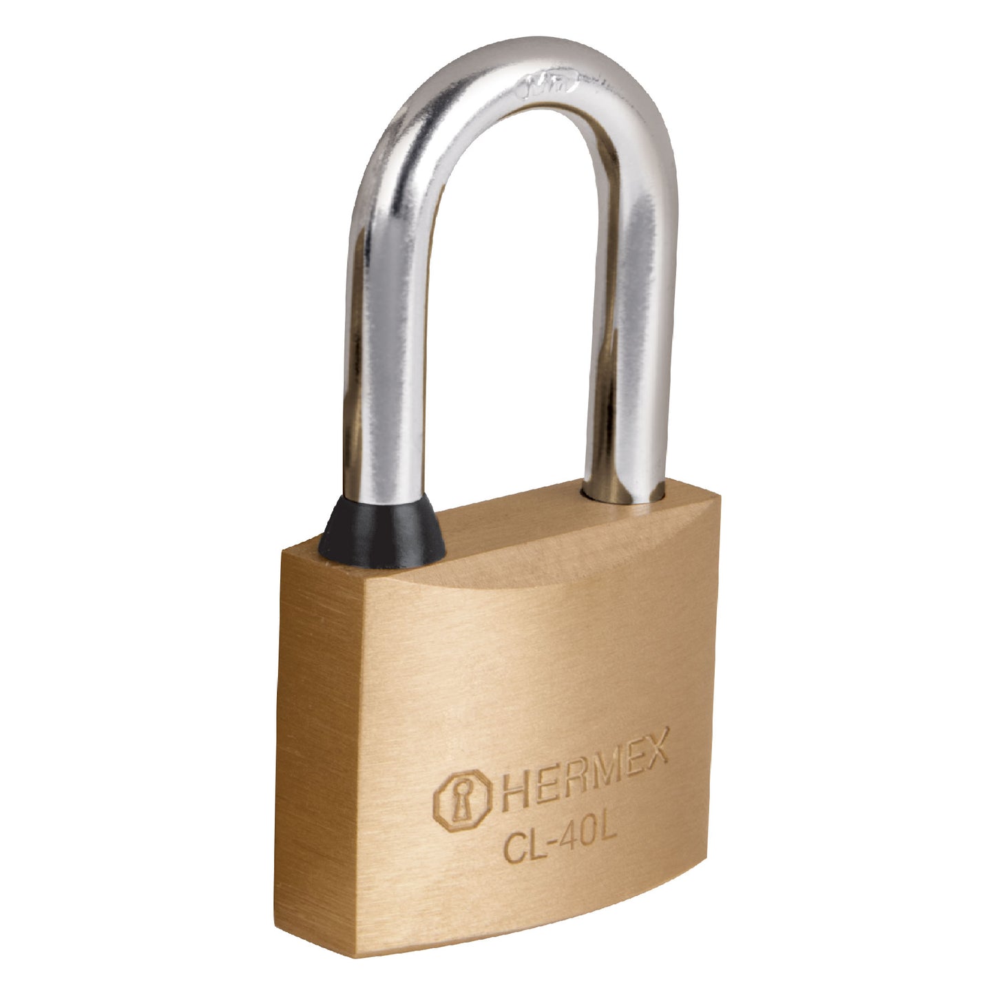 Candado de laton 40mm gancho largo blister 43437 Hermex Pieza