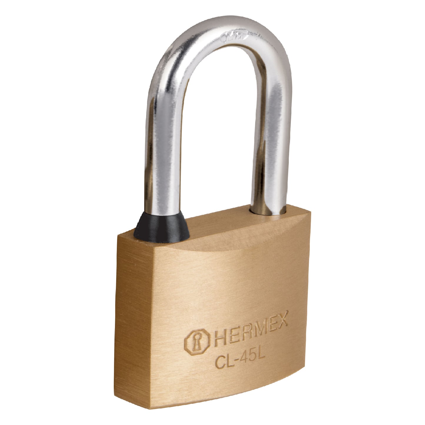 Candado de laton 45mm gancho largo blister 43438 Hermex Pieza