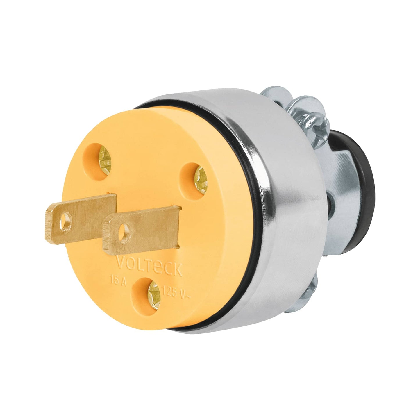 Clavija normal uso rudo con abrazadera 46200 voltech Pieza