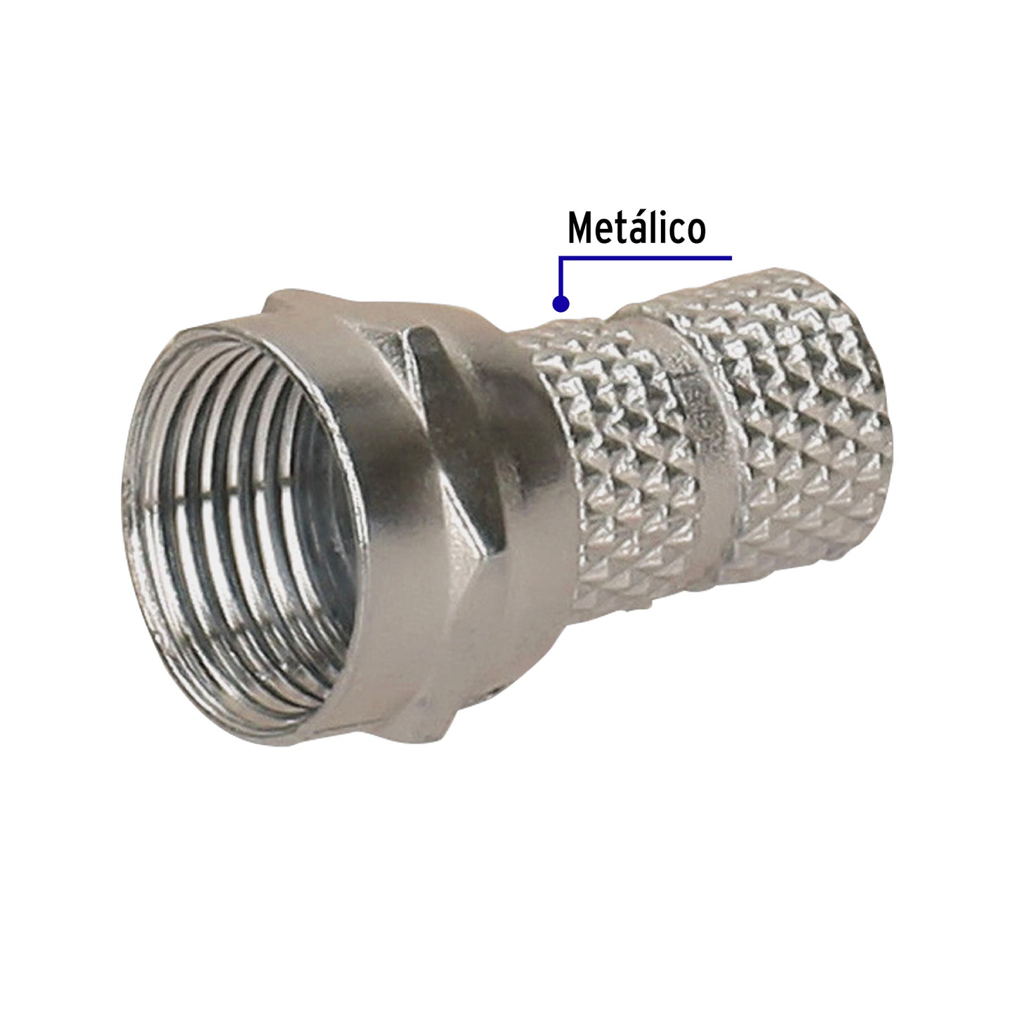 Conector coaxial rg 59 de enroscar bolsa 4 piezas 48481 volteck Paquete