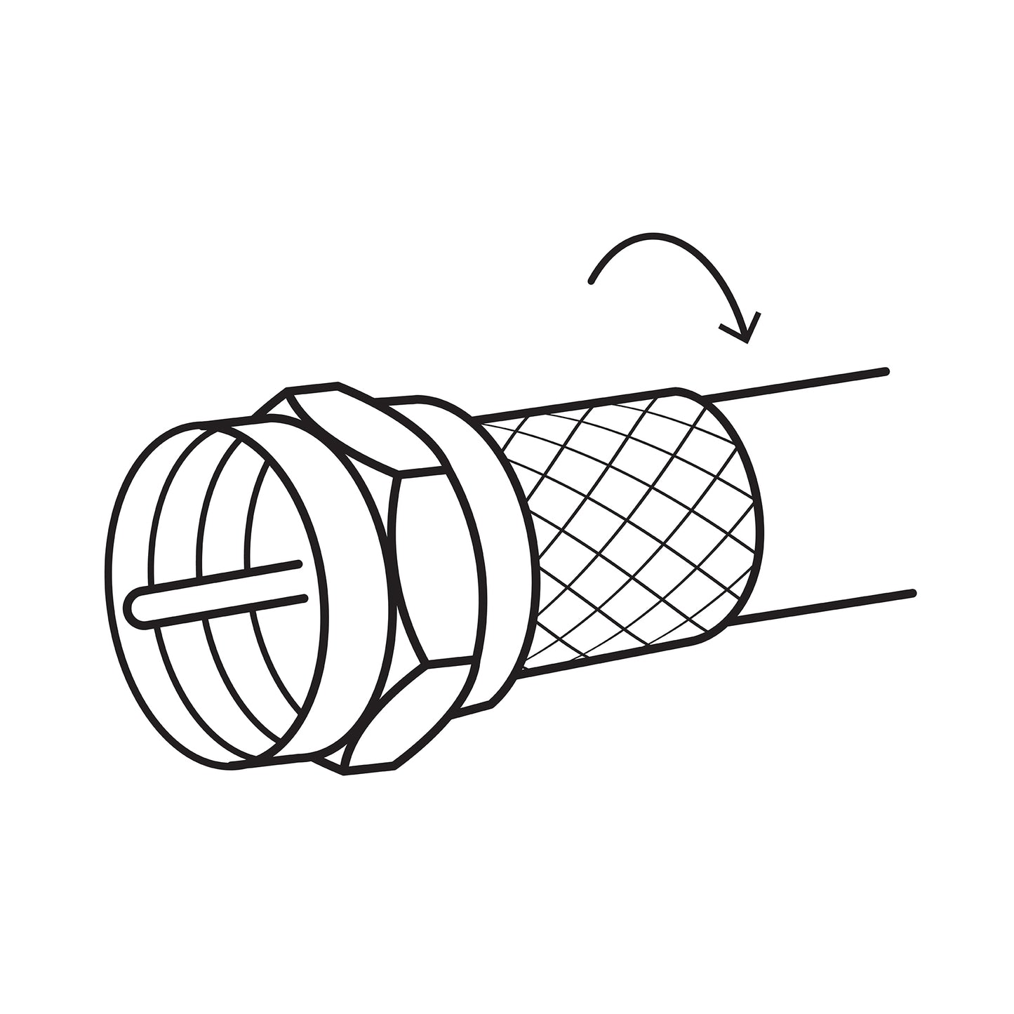 Conector coaxial rg 59 de enroscar bolsa 4 piezas 48481 volteck Paquete