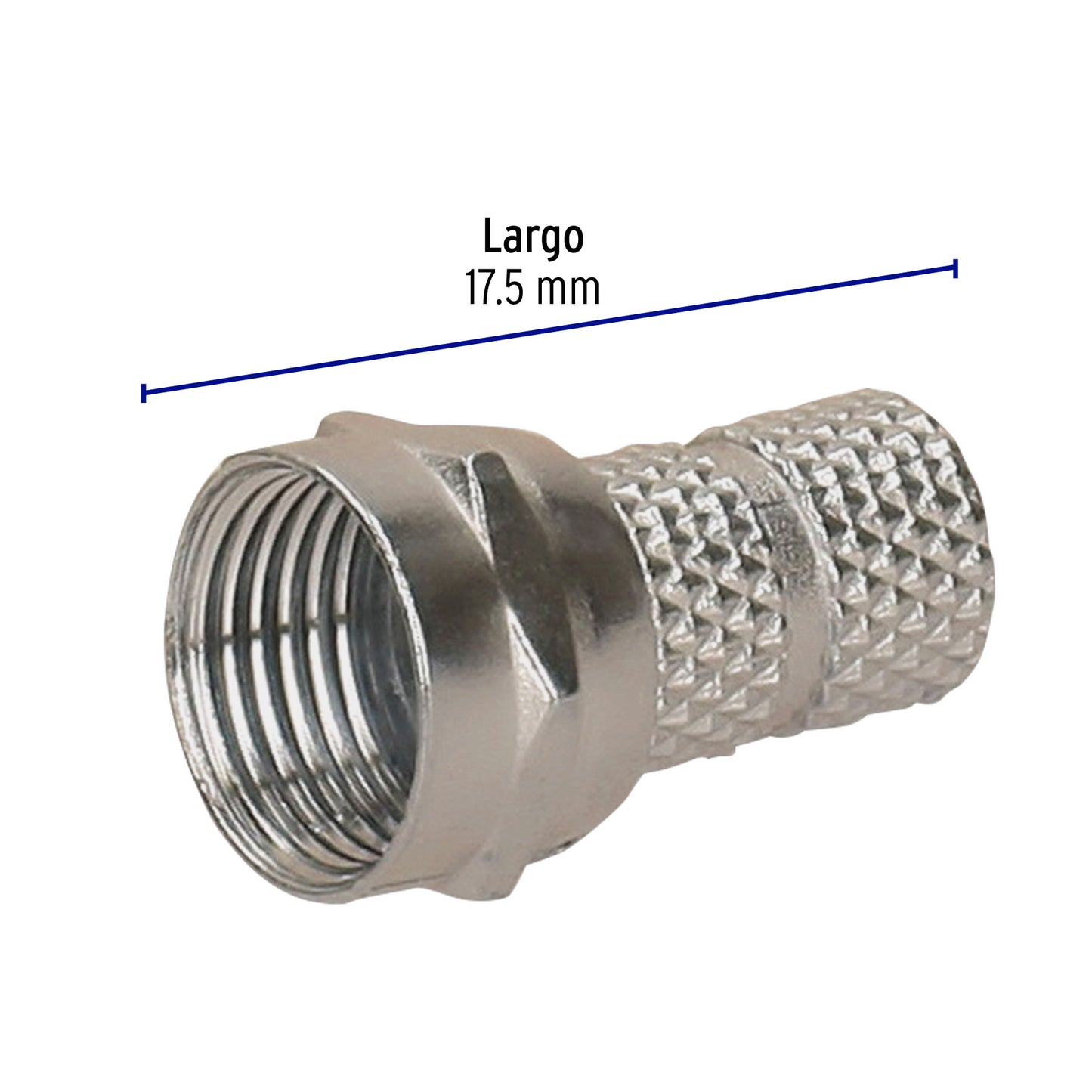 Conector coaxial rg 59 de enroscar bolsa 4 piezas 48481 volteck Paquete