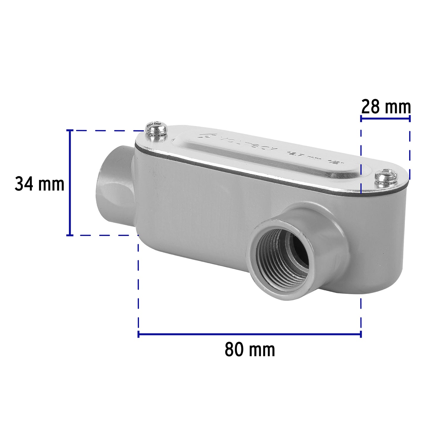 Condulet 1/2 p conexion tipo ll 46976 volteck Pieza