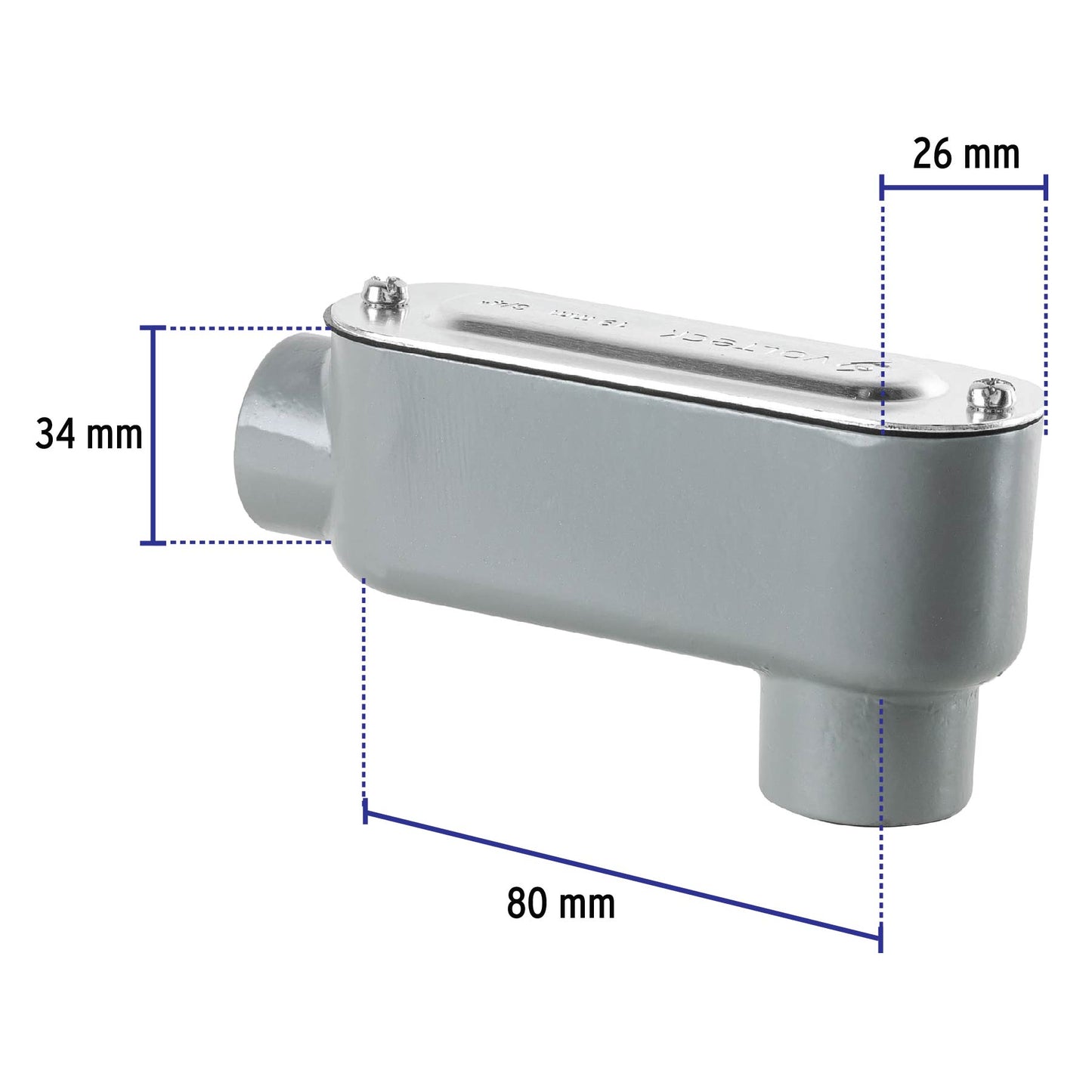 Condulet 3/4 conexion tipo lb volteck 46971 Pieza