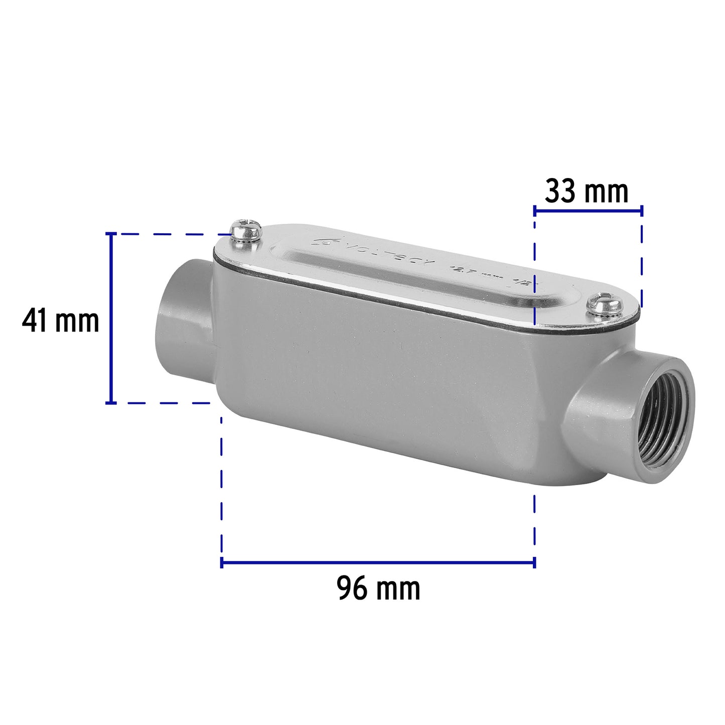 Condulet 3/4 conexion tipo t volteck 46980 Pieza